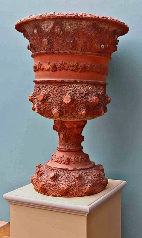 Terracotta Planter Urn--1870 England-1stDibs