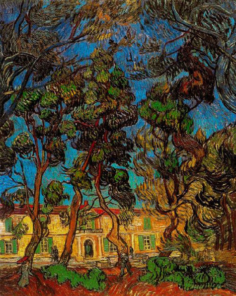 Trees in the Garden of Saint-Paul Hospital 1889