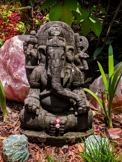 Tropical Cryatal Garden Ganesh