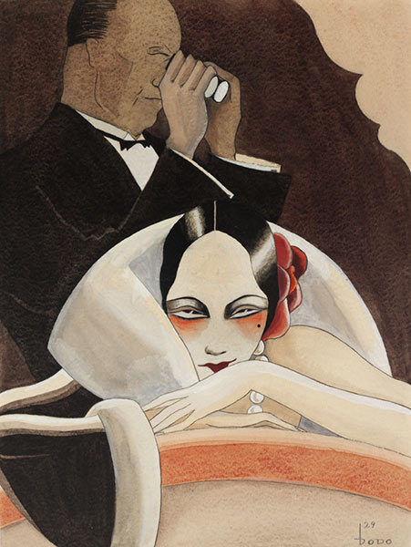 In der Loge, 1929