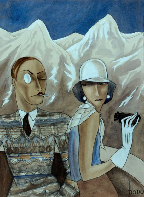 The Gentlemen with the Glacier Eye, 1928