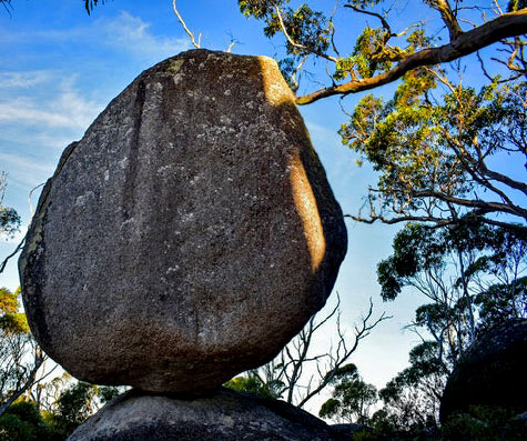 Huge natural Balancing Rock Albany, Australia