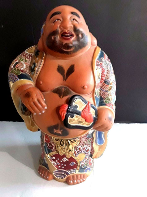 ceramic Buddha figure