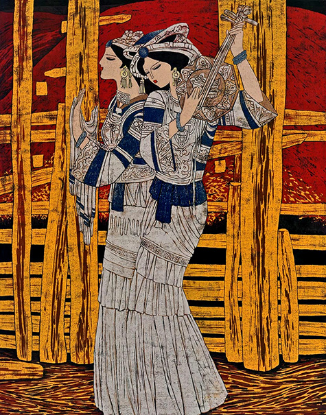 Chen Yongle---reduction block print