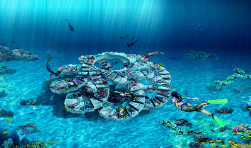 reefline-sculpture-underwater park-Miami-Beach
