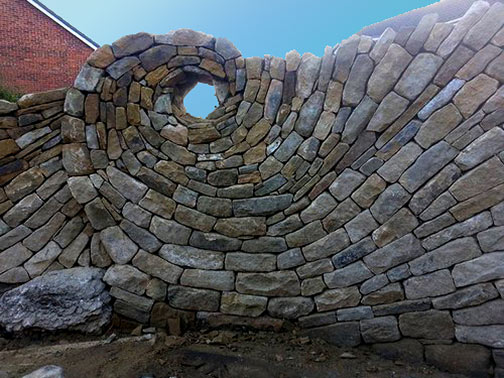 Stonewall Spiral sculpture