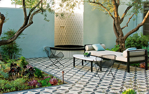 garden in the Silverlake neighborhood of Los Angeles, landscape architect Judy KameonDesign-Al-Fresco-1stdibs