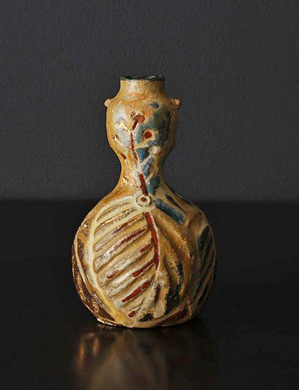 Abe Anjin incised vase
