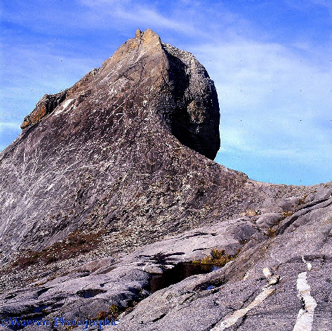 Granite monolith at Mt Kinabalu