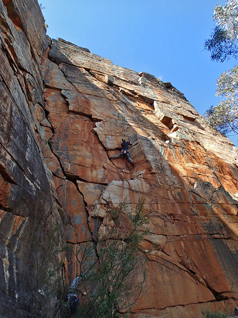 Kelly Thorpe climbing K9 Stroll-Cambuslang