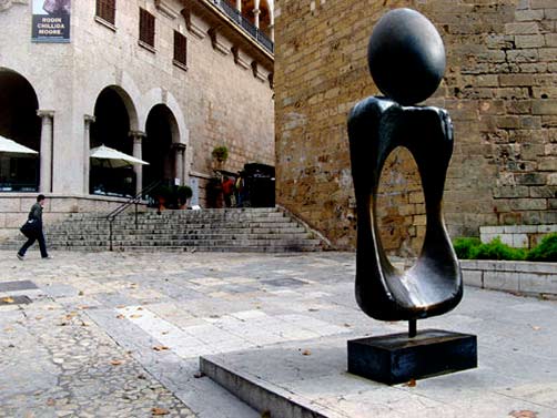 miro street sculpture in Mallorca