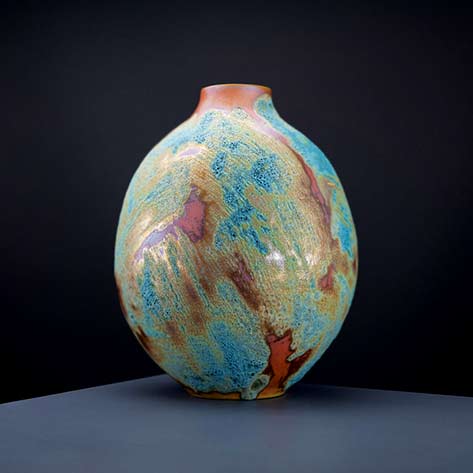 Greg Daly-Through the Mist-2022-lustre-glaze-ceramic