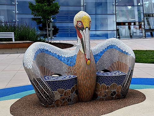 Mosaic Pelican seat -- _Bob Sherri Hunter