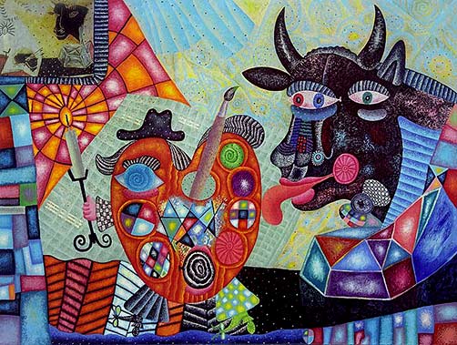 Blessing With A Bull A Gift For Pablo Picasso Vladimir Fomin