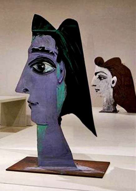 MALAGA SPAIN Woman 1961 in the Museo Picasso Malaga Collection belongs to the extensive series of sheet metal sculptures that Pablo Picasso made in the early 1960s