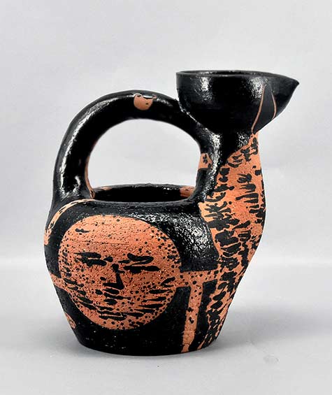 Pablo Picasso-ceramic-centaure-and-face-side-2