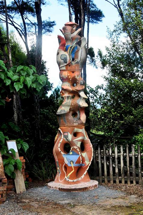collaboration-between-Paul-Maseyk-Barry-Brickell-and-Erik-Omundson -- The Weed totem sculpture