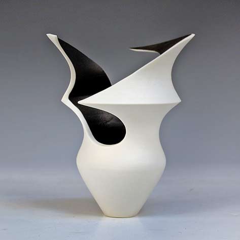 Pam Dodds His Miracle hand thrown turned and cut porcelain
