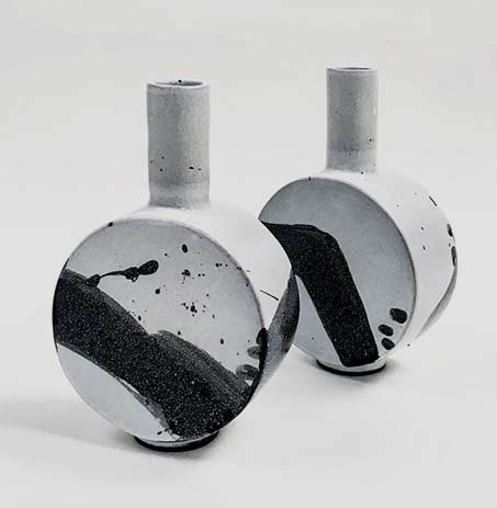 Matthew Ward Studio-pair of ceramic bottles