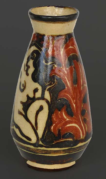 Ren Buthaud French Art Deco Ceramic Vase Nude Figures