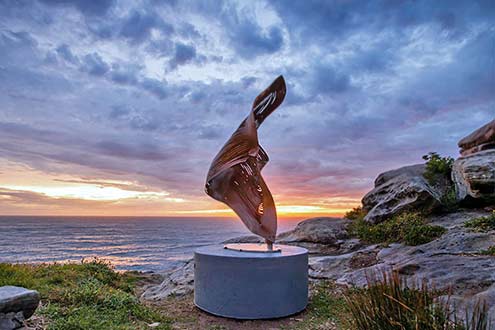 Andrew Rogers, Weightless Sculpture by the Sea, Bondi 2022