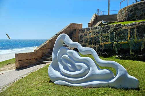 Isabela Lleo Castells, Working in the Clouds, Sculpture by the Sea, Cottesloe 2022