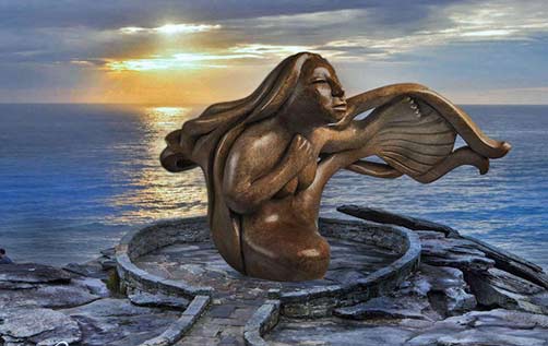 Nuliajuk is a goddess lives on the bottom of the sea and controls sea mammals seals, walruses, and sea lions.