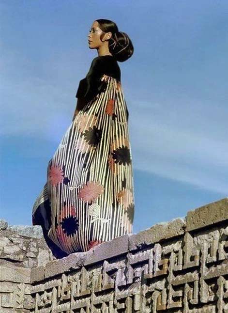 Valentino1968 69. Photo Henry Clarke. Model Marina Schiano