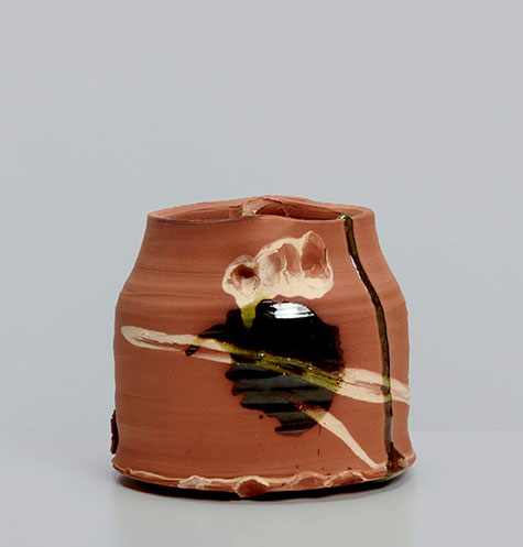 Ryoji Koie Container stoneware, 15.9 x 18