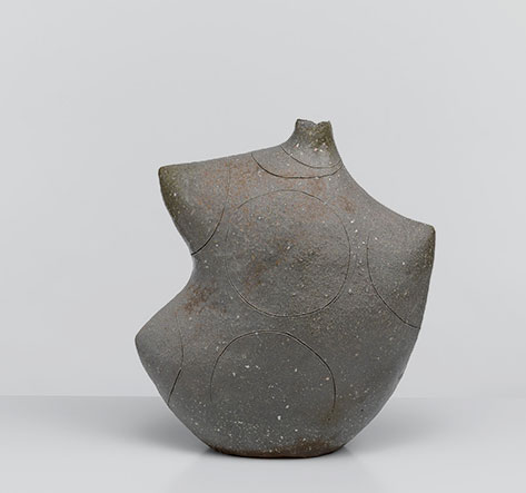 Anagama fired stoneware, 26 x 20 x 10 cmSuemono, 2017 Yasuhisa Kohyama