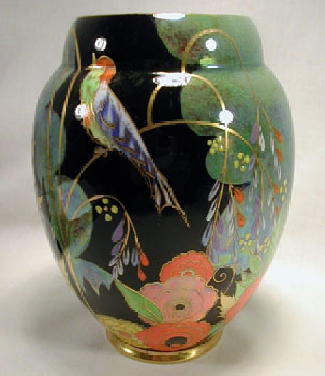 Nightingale vase Carlton Ware