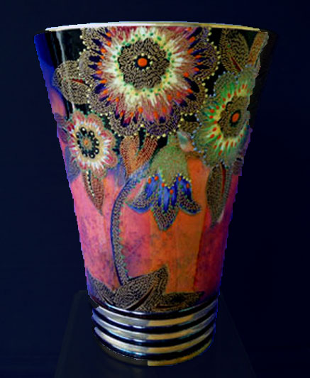 Palm-Blossom--vase