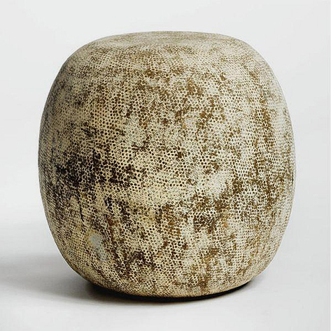 Claude Conover , A Rare Peeptah Stool stoneware